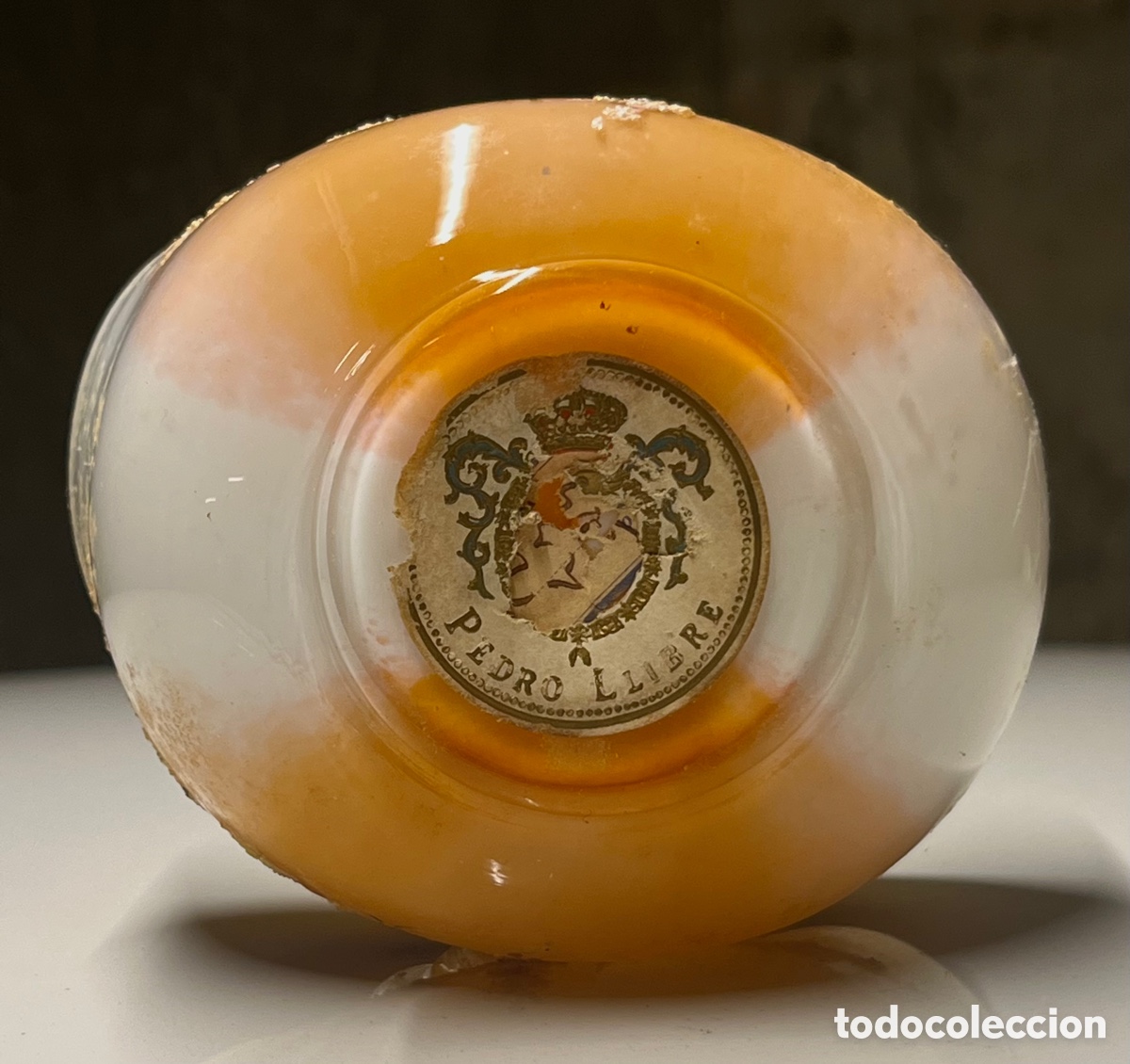 Antig&uuml;edades: CESTA DE CRISTAL PINTADO CATAL&Aacute;N - Foto 5