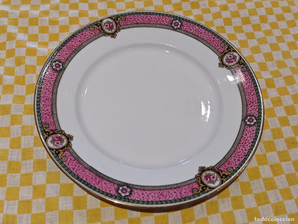 Antig&uuml;edades: 6 platos postre limoges. Francia - Foto 2