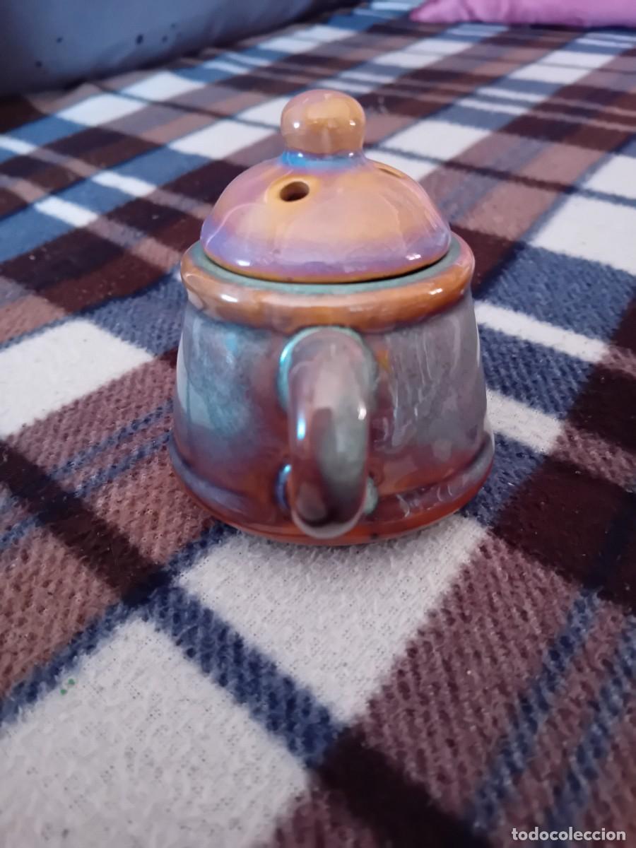 Antig&uuml;edades: Tetera de porcelana vidriada - Foto 2