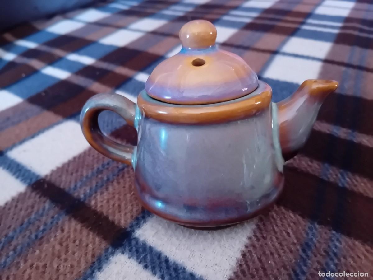 Antig&uuml;edades: Tetera de porcelana vidriada - Foto 3