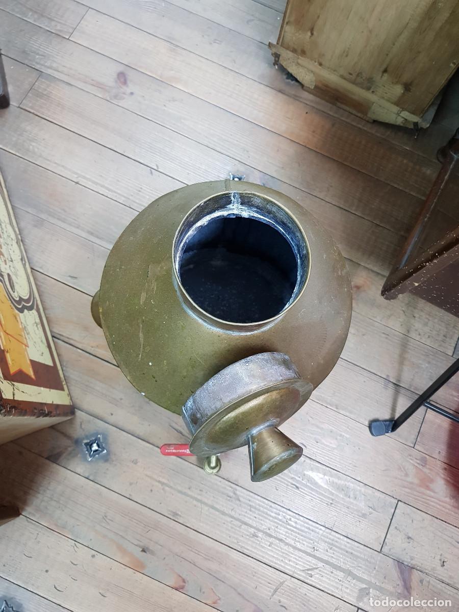 Antig&uuml;edades: ANTIGUO RECIPIENTE PARA EL ACEITE- DE COBRE - Foto 4