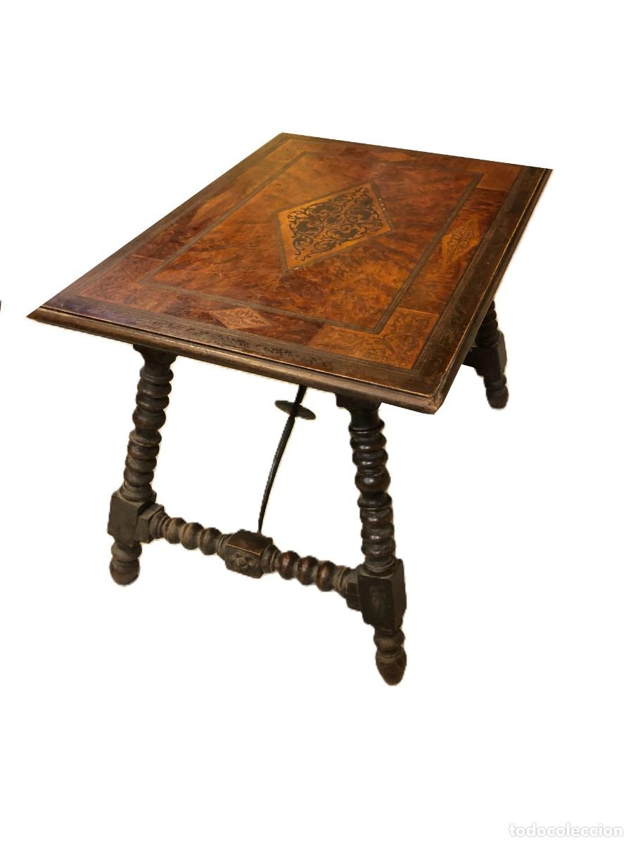 Antig&uuml;edades: mesa de bargue&ntilde;o, peque&ntilde;o formato - Foto 1
