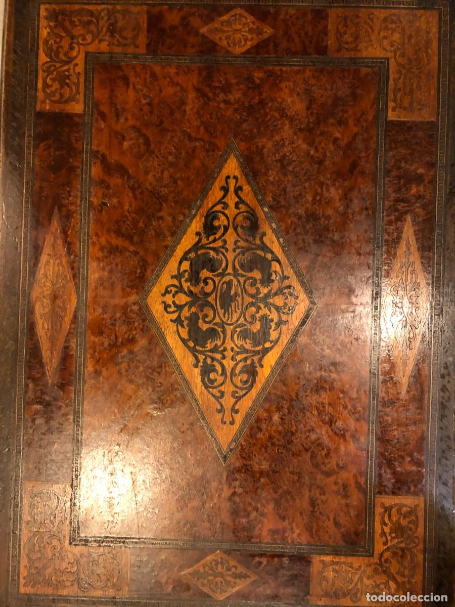 Antig&uuml;edades: mesa de bargue&ntilde;o, peque&ntilde;o formato - Foto 3