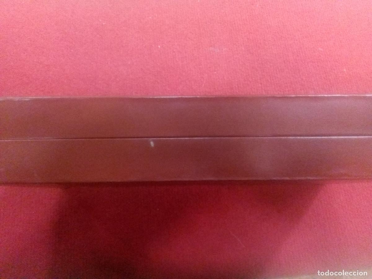 Antig&uuml;edades: CAJA TABAQUERA PIEL MADERA - Foto 5