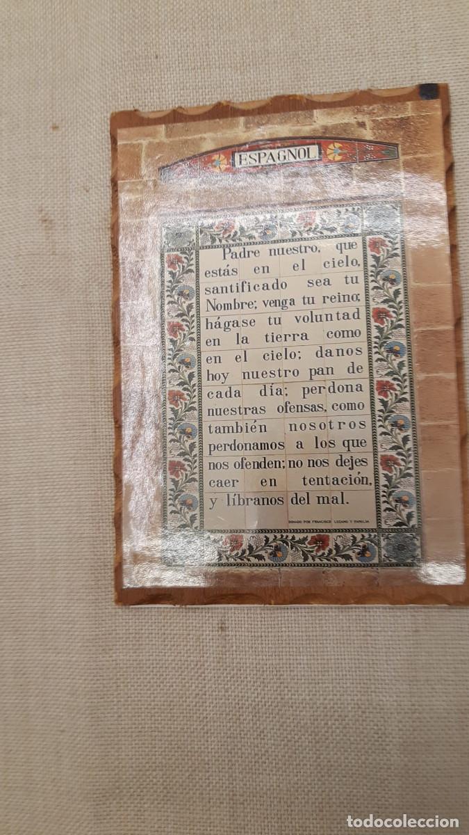 Antig&uuml;edades: Benditero. Padre nuestro - Foto 1