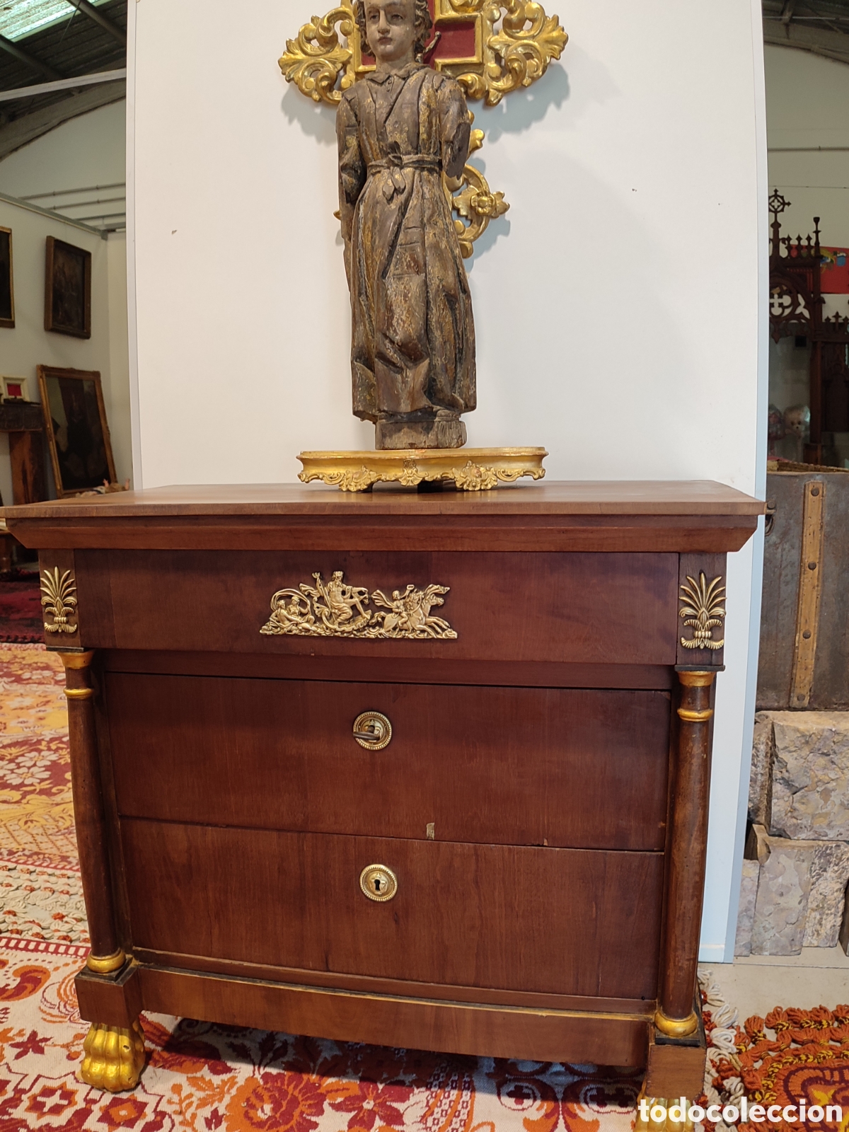 Antig&uuml;edades: Comoda de impacto franc&eacute;s - Foto 11