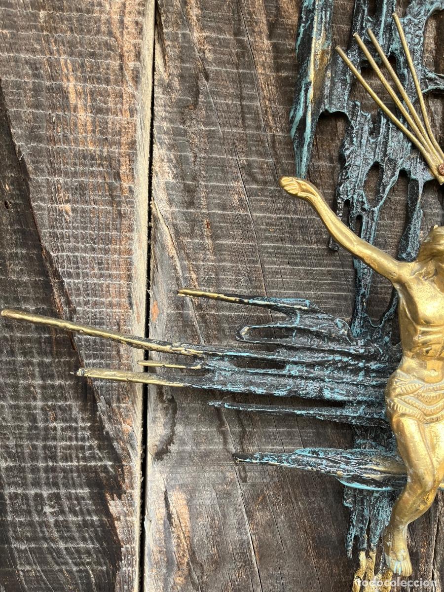 Antig&uuml;edades: Cristo de bronce, a&ntilde;o 70-80 - Foto 2