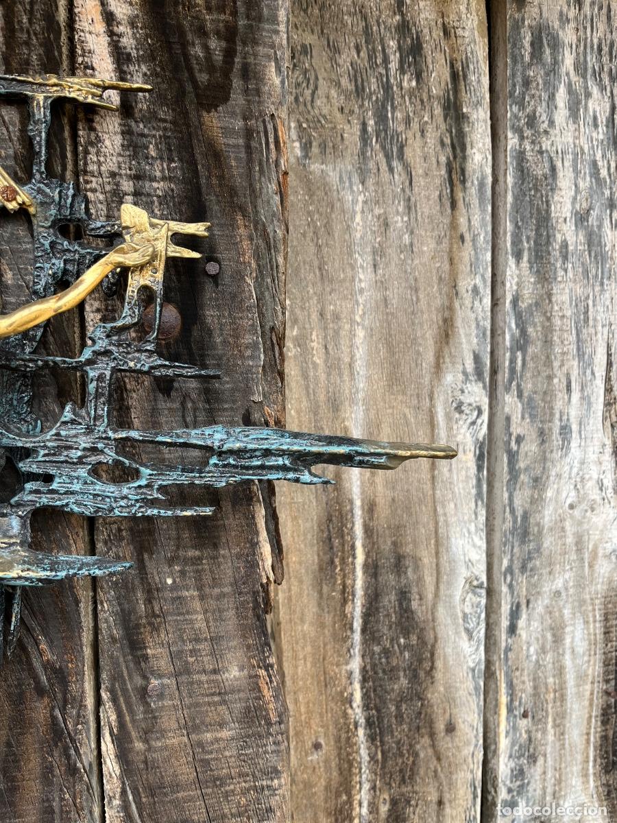 Antig&uuml;edades: Cristo de bronce, a&ntilde;o 70-80 - Foto 5