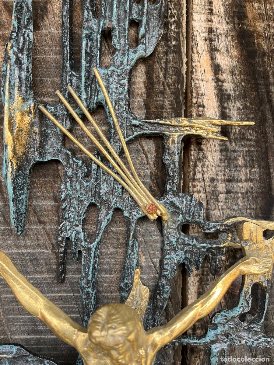 Antig&uuml;edades: Cristo de bronce, a&ntilde;o 70-80 - Foto 7