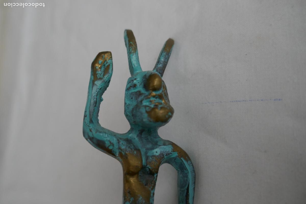 Antig&uuml;edades: DIOS O &Iacute;DOLO DE VIRILIDAD DE BRONCE - Foto 5