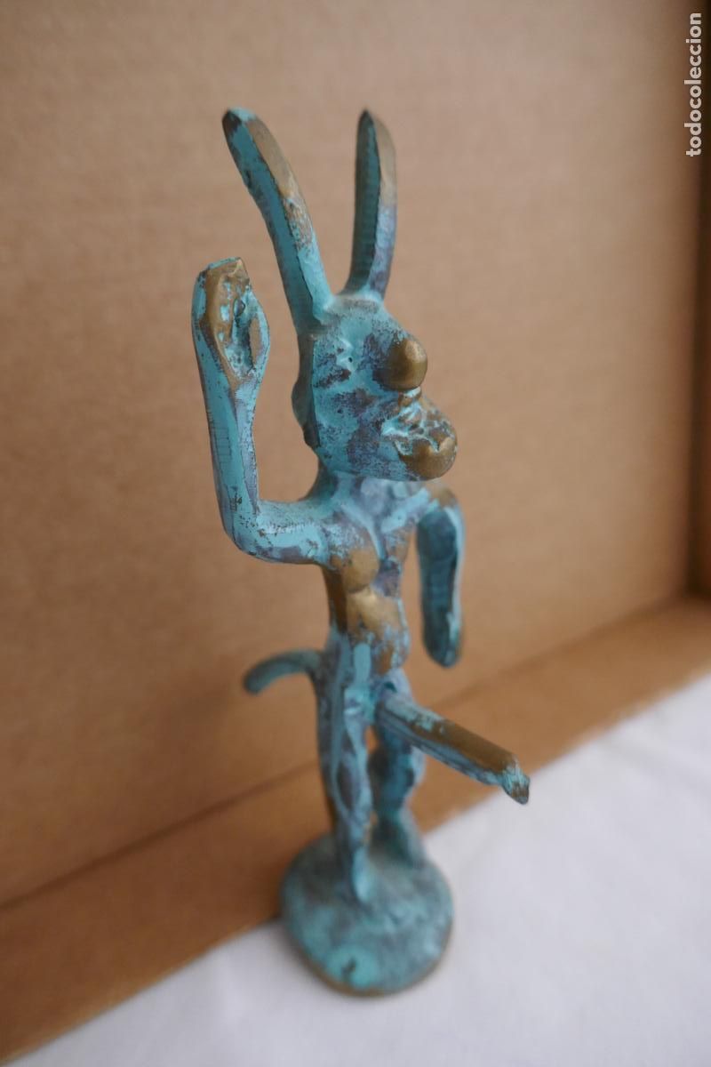 Antig&uuml;edades: DIOS O &Iacute;DOLO DE VIRILIDAD DE BRONCE - Foto 13
