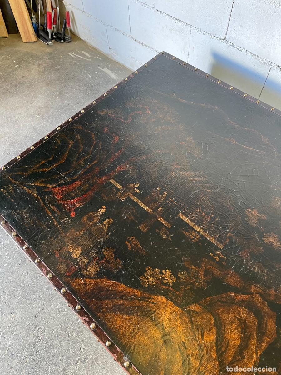 Antig&uuml;edades: mesa oriental restaurada - Foto 3