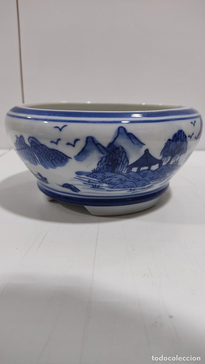 Antig&uuml;edades: 487 MACETERO DE PORCELANA CHINA - Foto 5