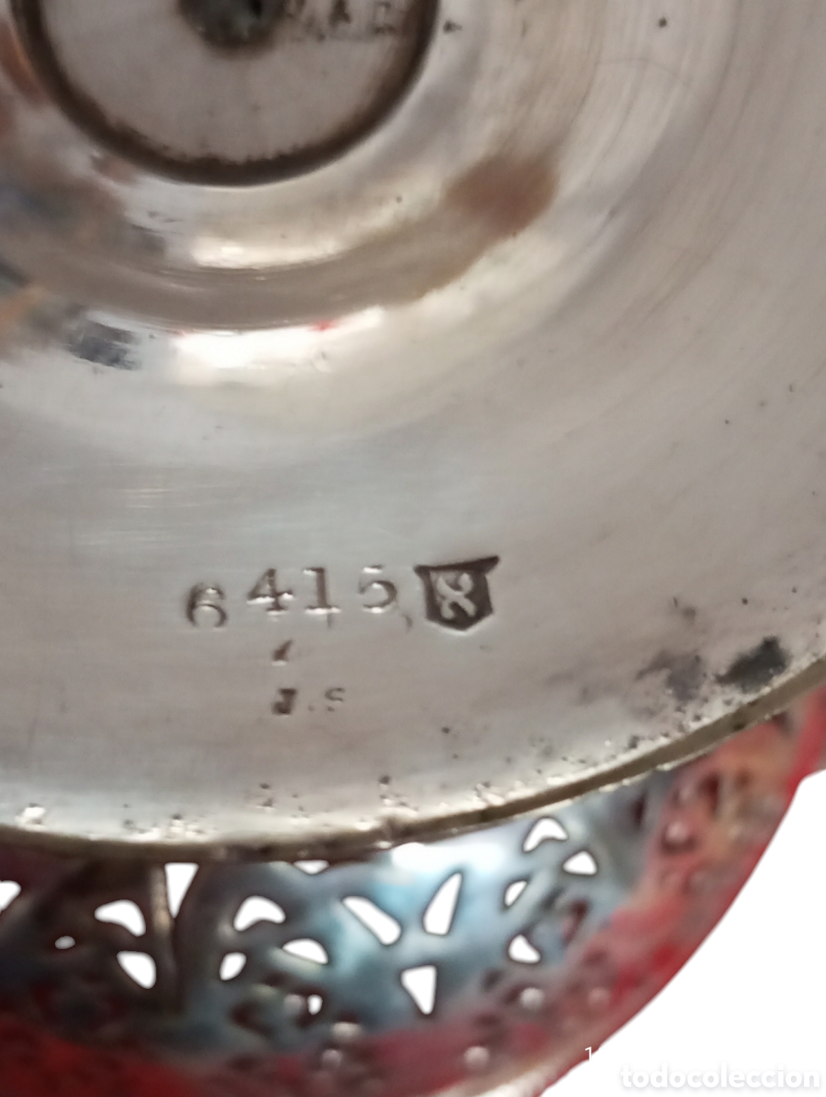 Antig&uuml;edades: Bombonera antigua de plata - Foto 5