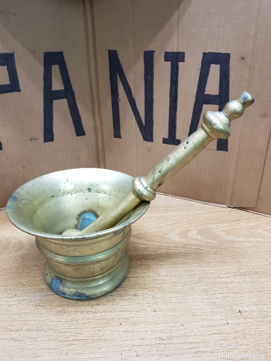 Antig&uuml;edades: GRAN ALMIREZ/MORTERO DE BRONCE ANTIGUO - Foto 1