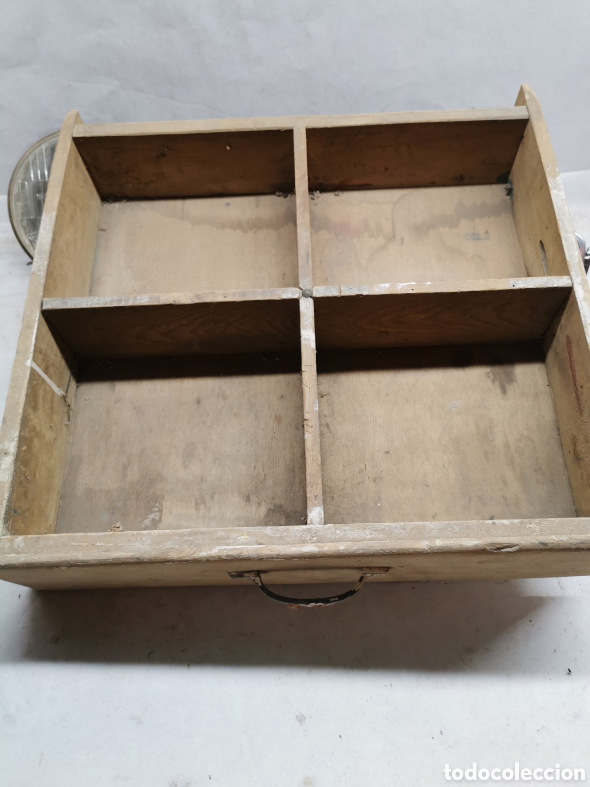 Antig&uuml;edades: Caj&oacute;n mesa madera con separaci&oacute;n - Foto 3