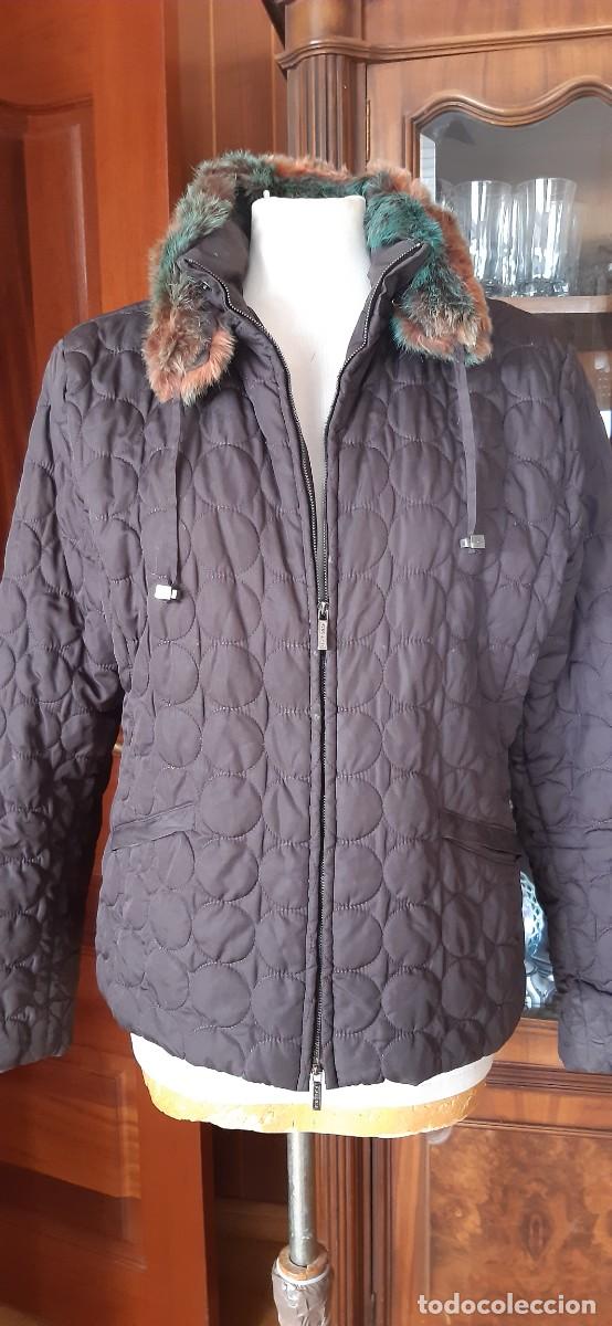 Antig&uuml;edades: BONITO CHAQUETON MARRON MARCA SINTESIS. - Foto 4
