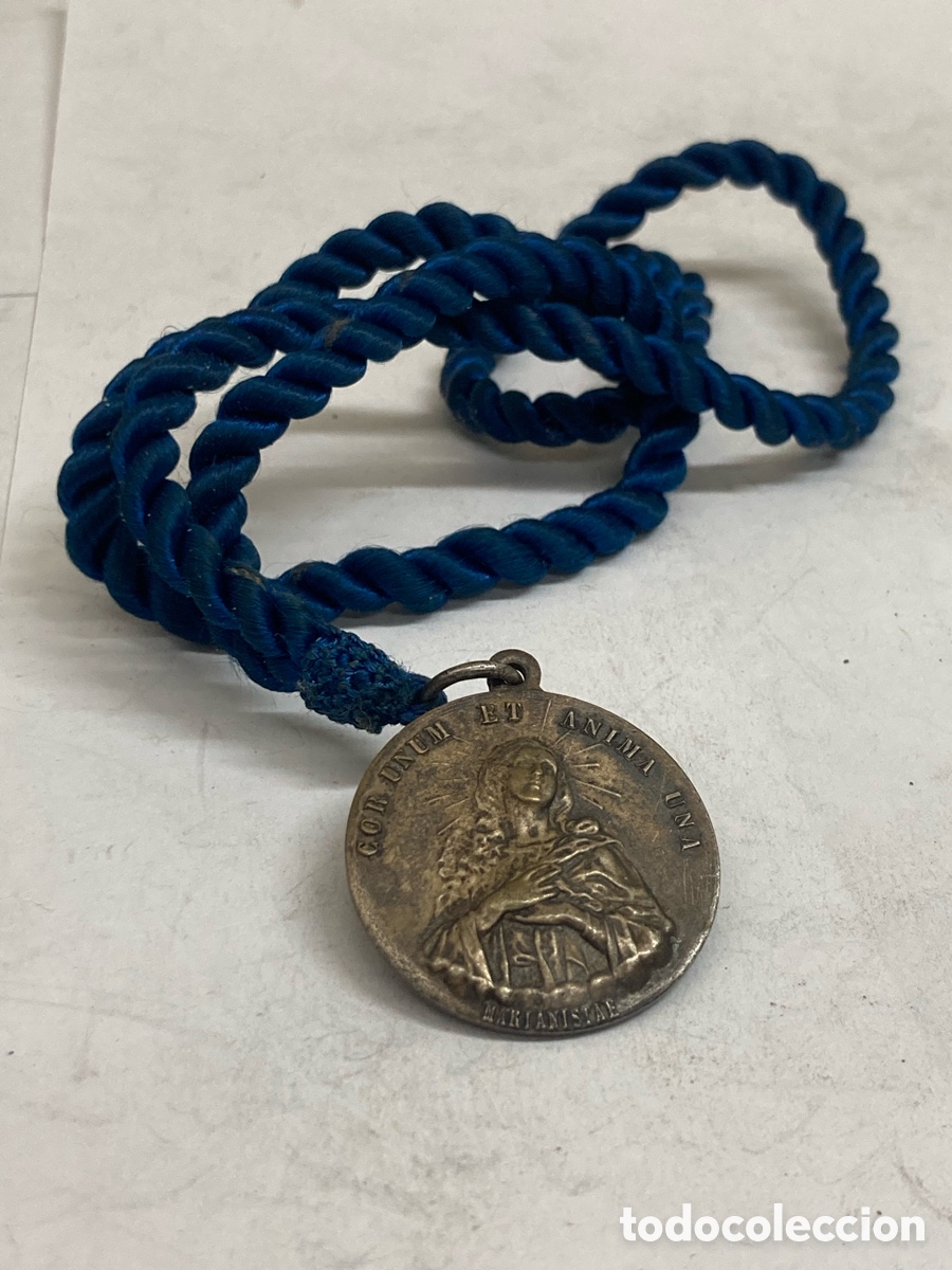 Antig&uuml;edades: Medalla de metal religiosa /4 - Foto 1