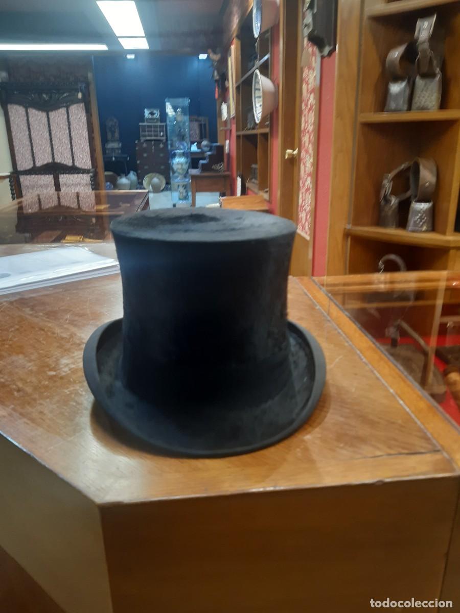 Antig&uuml;edades: SOBRERO DE COPA COMO NUEVO - Foto 2