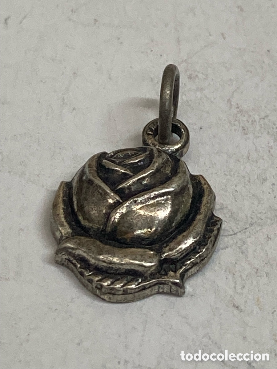 Antig&uuml;edades: Medalla de metal religioso C369 - Foto 1