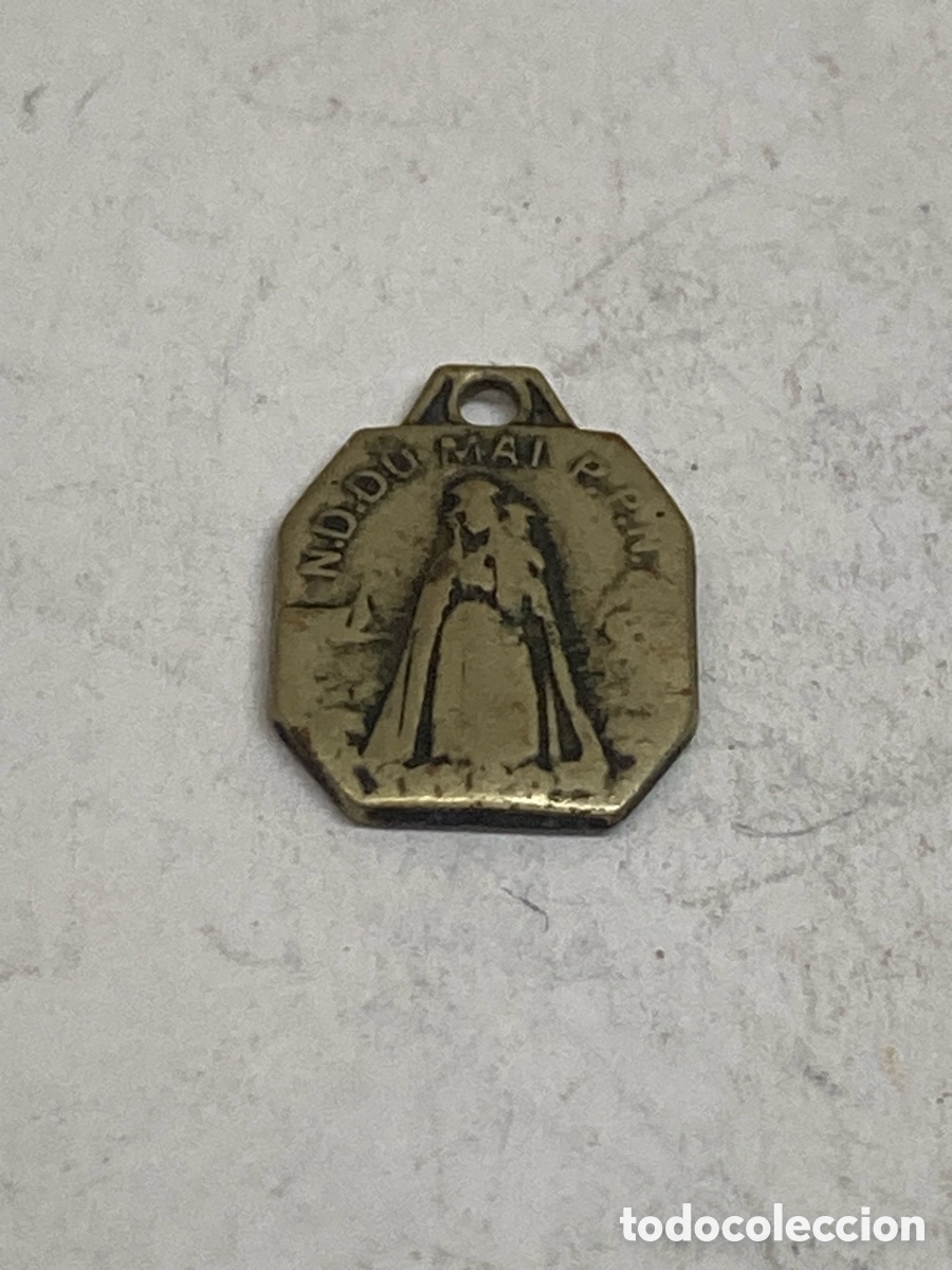 Antig&uuml;edades: Medalla de metal religiosa C369 - Foto 1