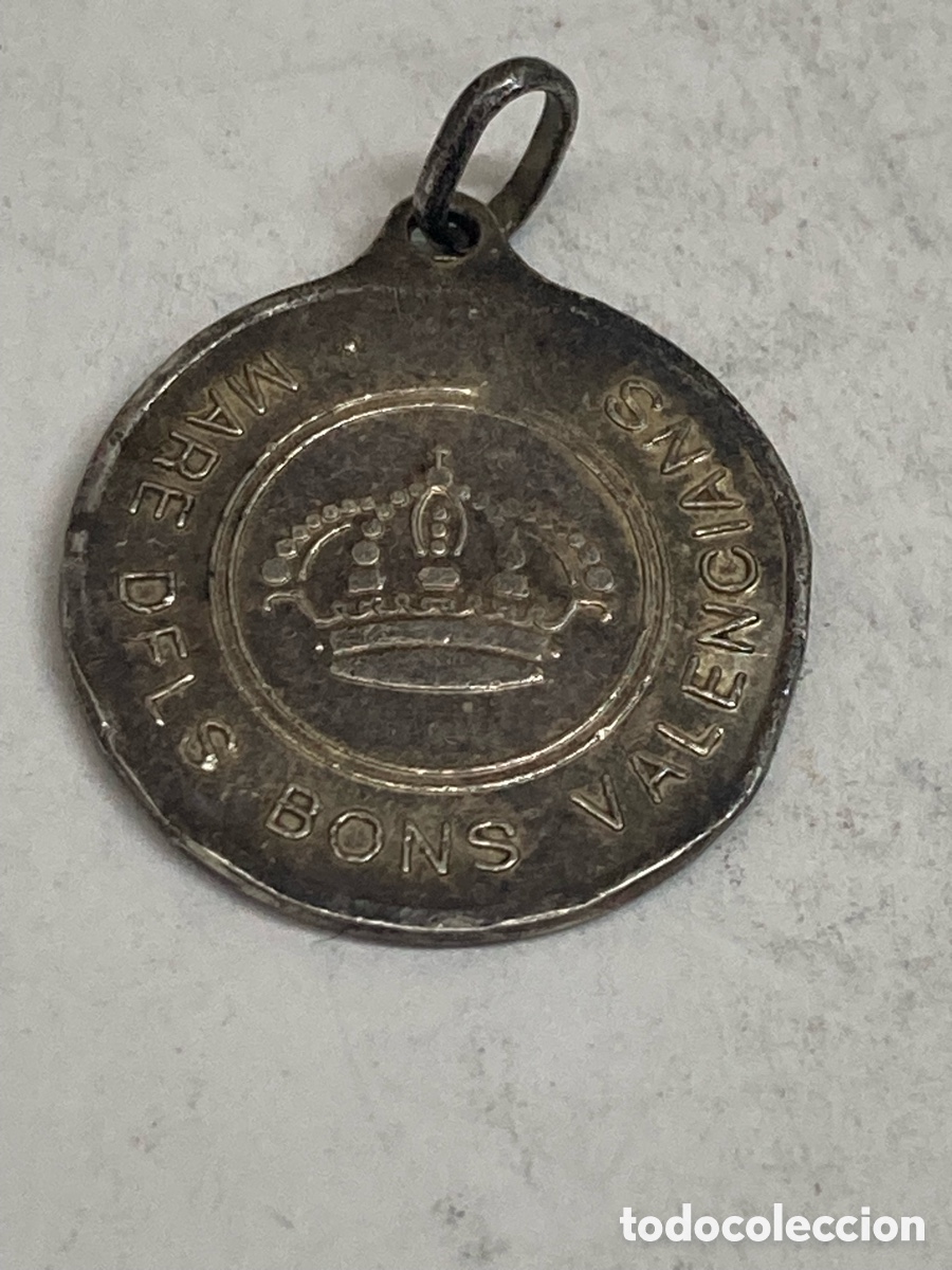 Antig&uuml;edades: Medalla de plata religiosa C369 - Foto 1