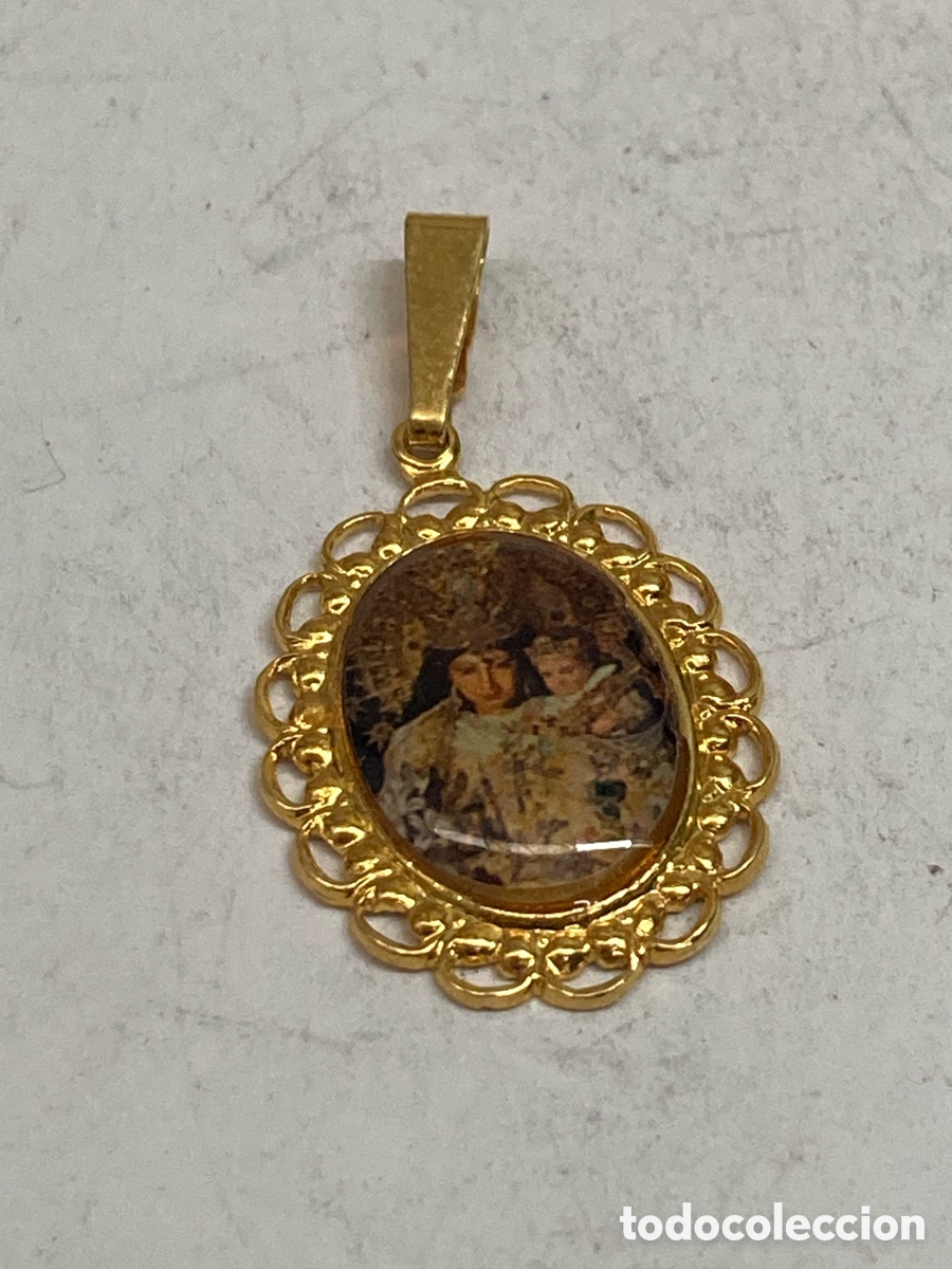 Antig&uuml;edades: Medalla religiosa dorada C320 - Foto 1