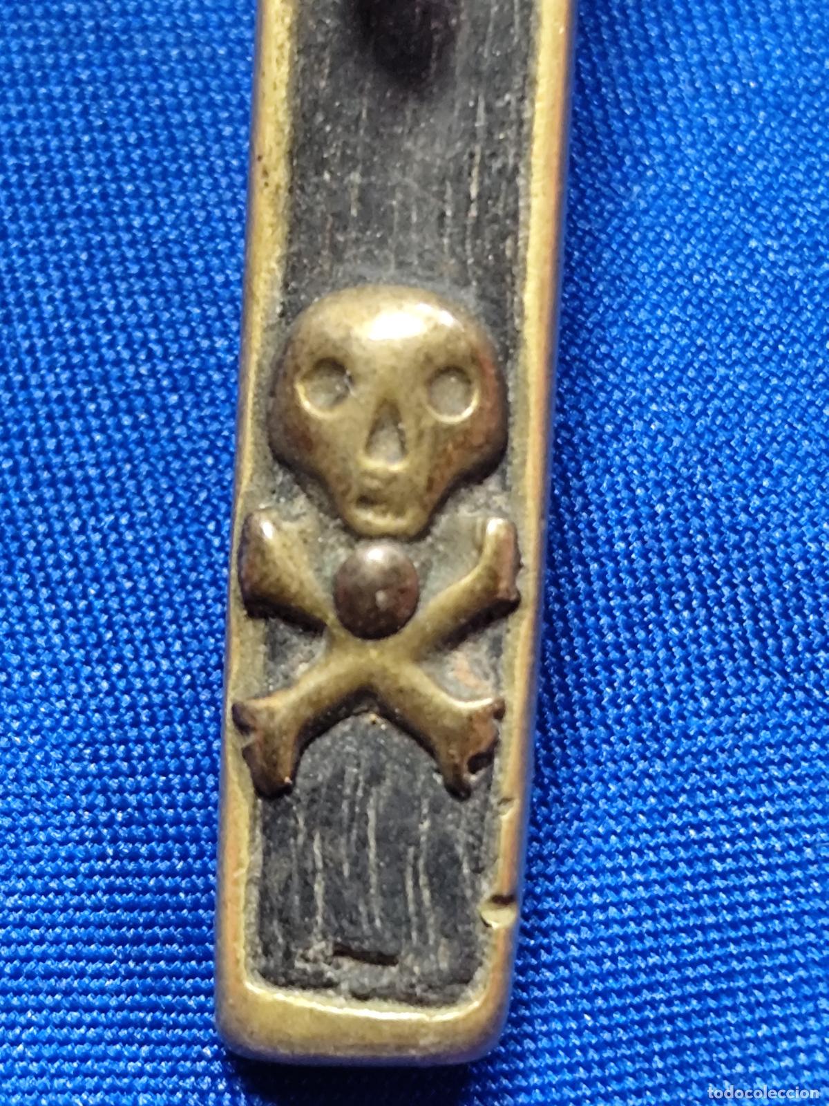 Antig&uuml;edades: CRUCIFIJO EN BRONCE 10 CM - Foto 2