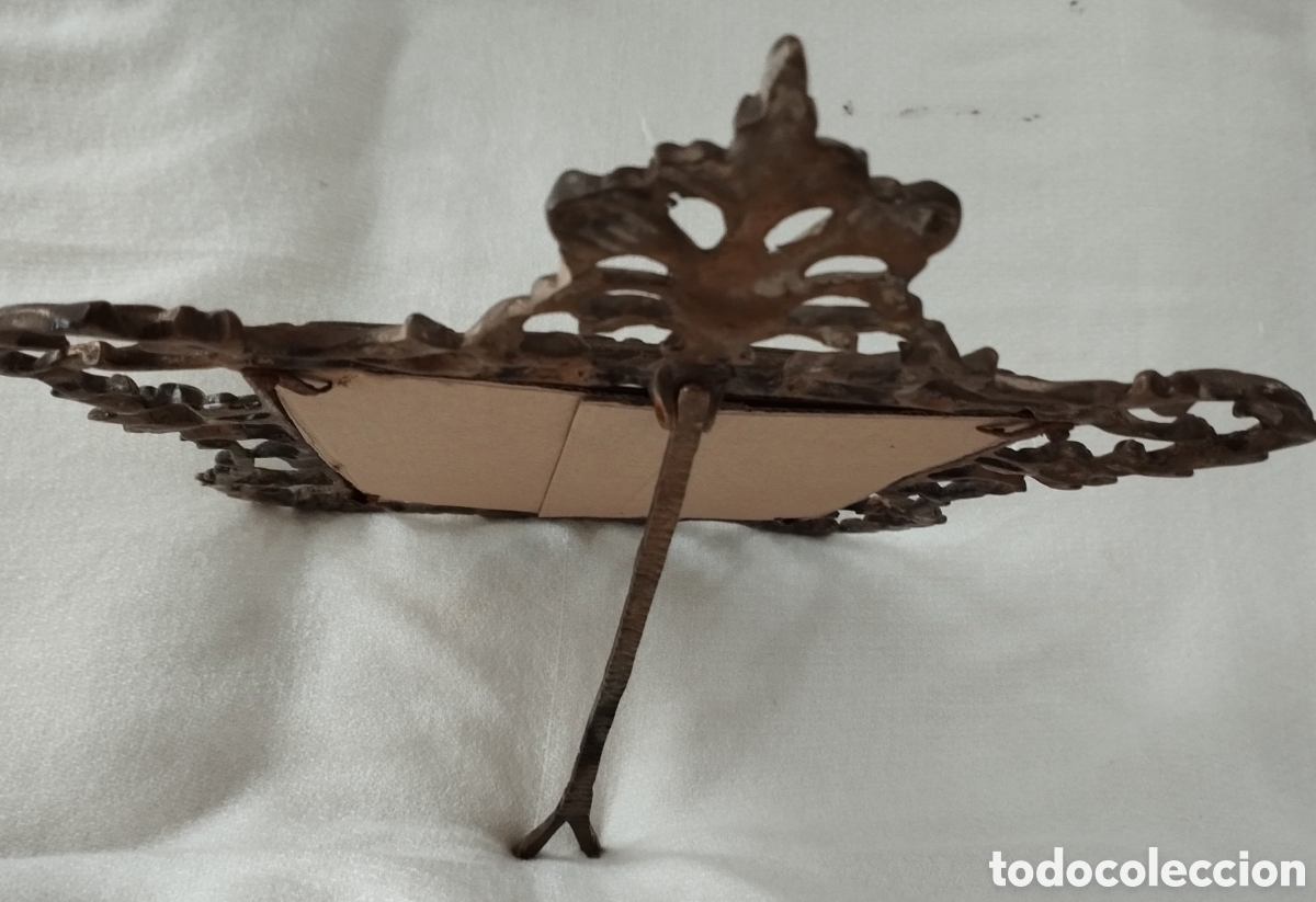 Antig&uuml;edades: Antiguo Marco de Bronce. - Foto 8