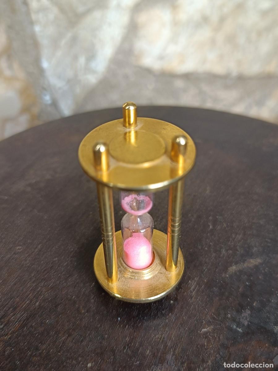 Antig&uuml;edades: Miniatura de reloj de arena - Foto 3