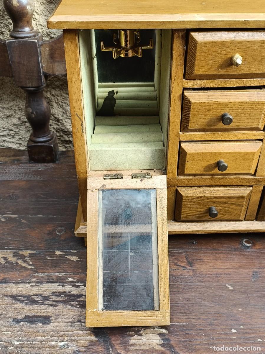 Antig&uuml;edades: Antiguo joyero de madera - Foto 3