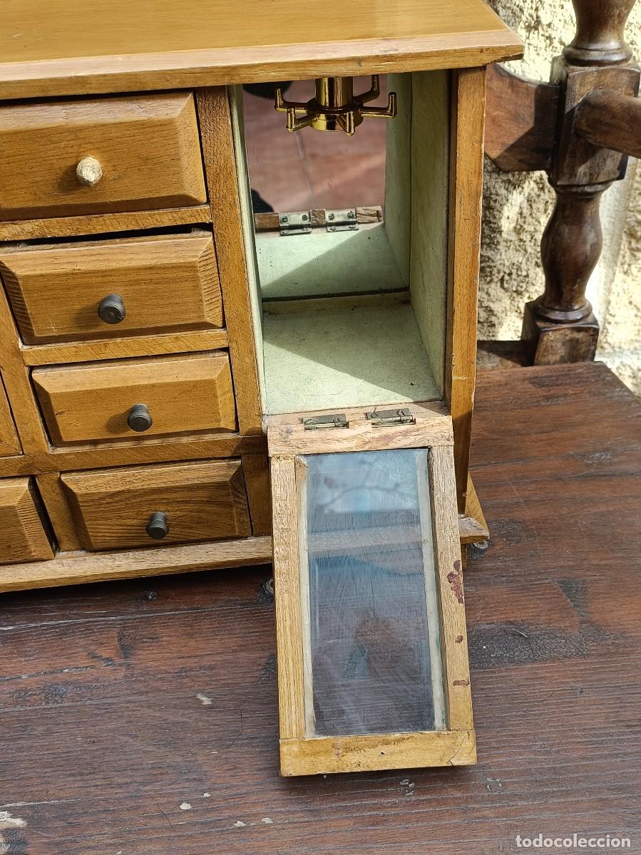 Antig&uuml;edades: Antiguo joyero de madera - Foto 4