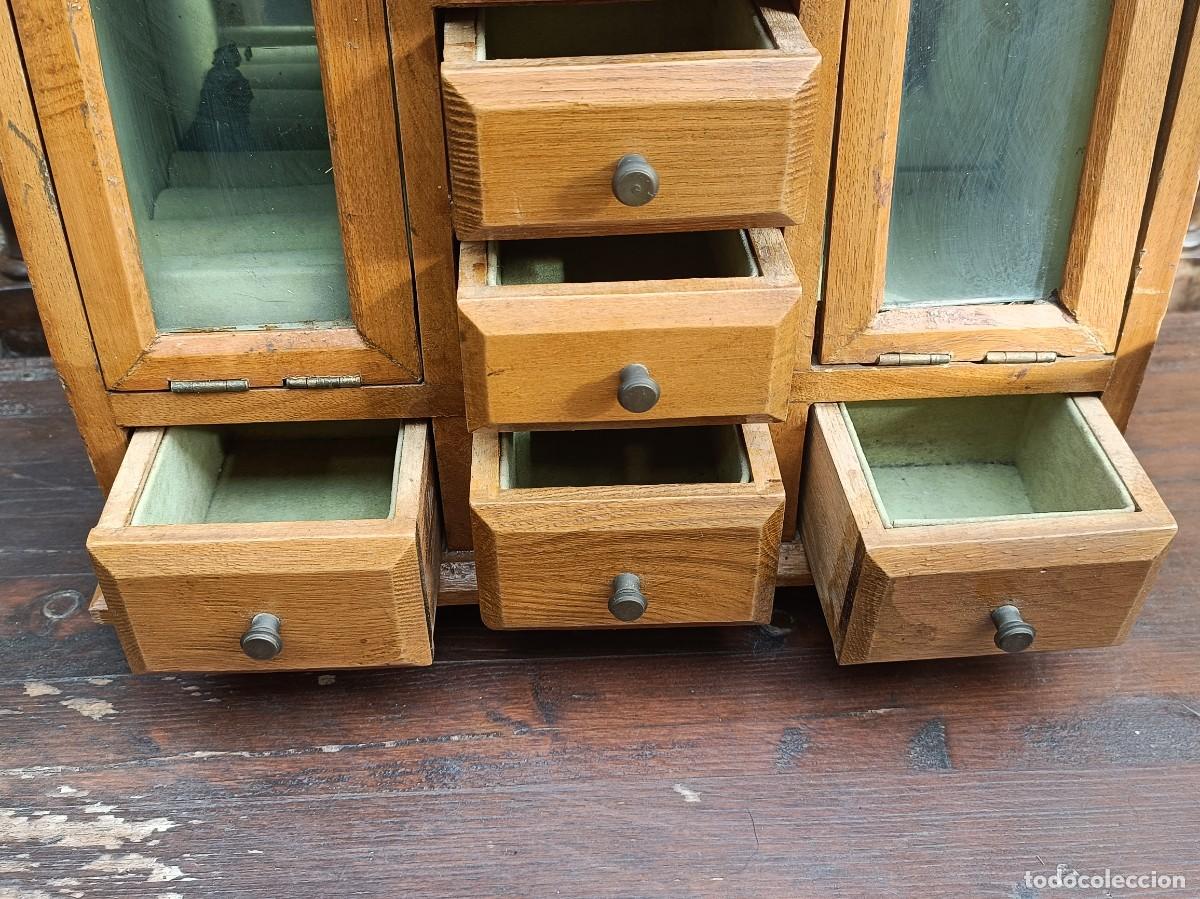 Antig&uuml;edades: Antiguo joyero de madera - Foto 6