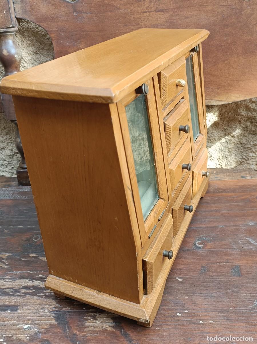 Antig&uuml;edades: Antiguo joyero de madera - Foto 7