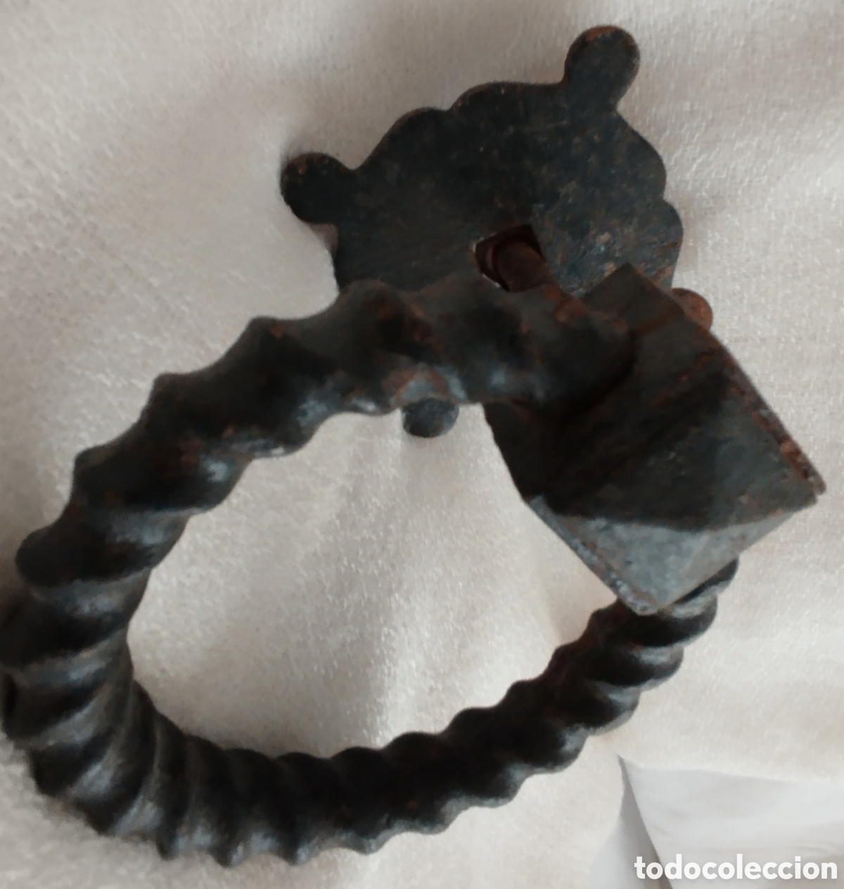 Antig&uuml;edades: Antiguo Llamador y Pomo Bronce. - Foto 6