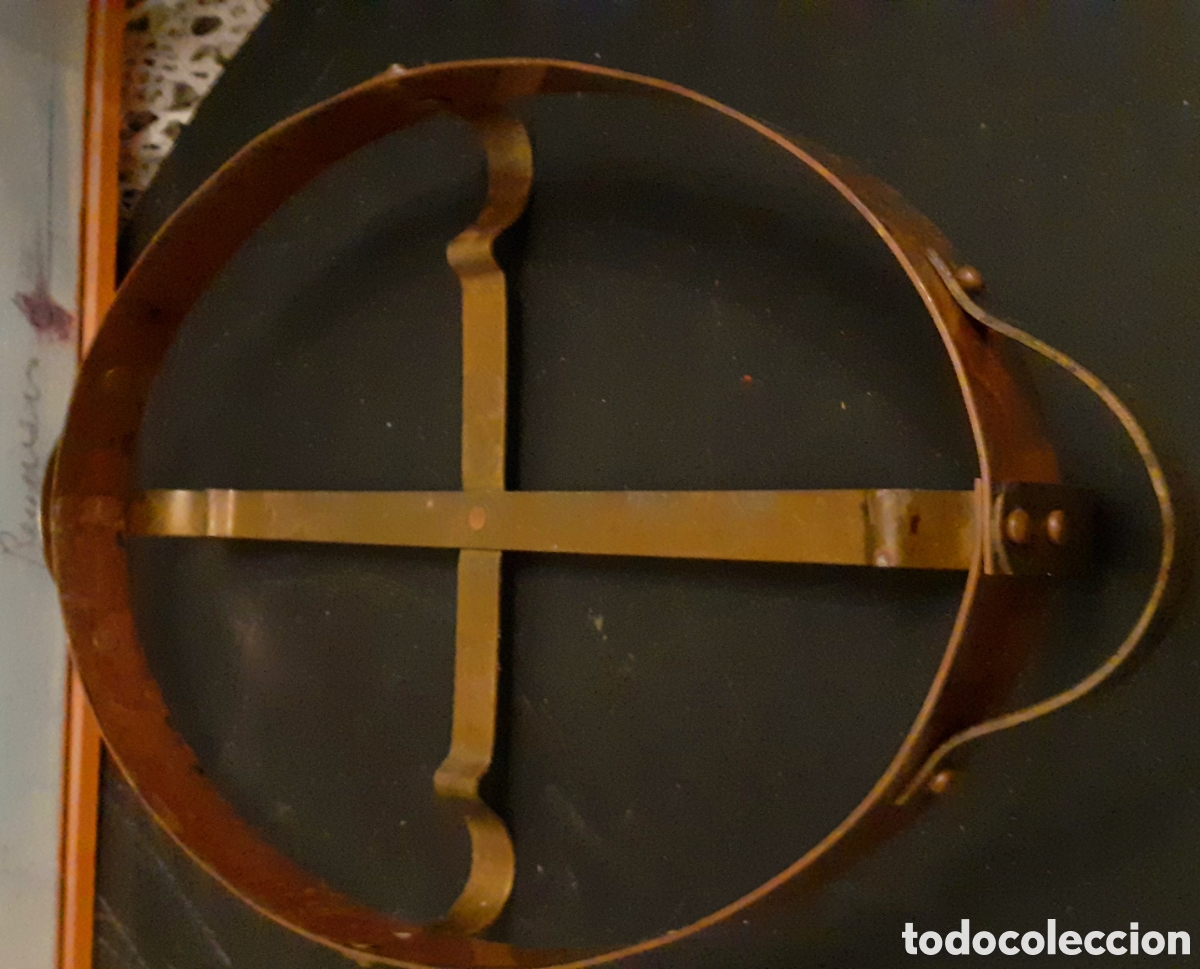 Antig&uuml;edades: Soporte en cobre para HORNO (pyrex) - Foto 3