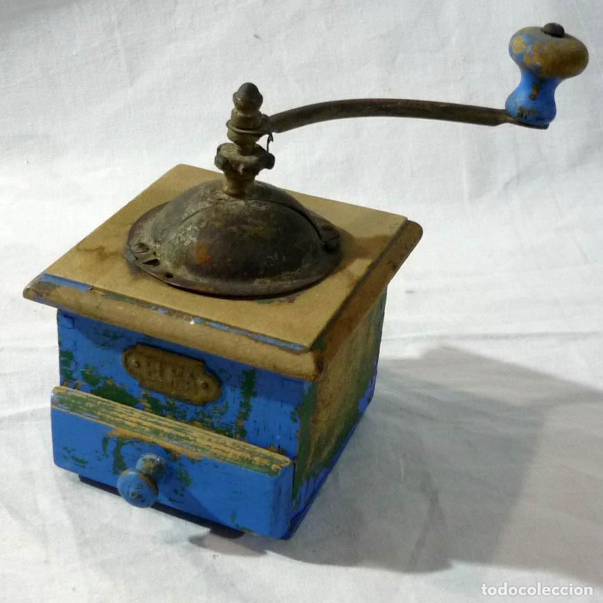 Antiquit&auml;ten: Molinillo de caf&eacute; Elma de madera