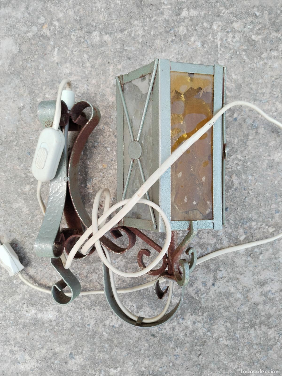 Antig&uuml;edades: aplique farol vintage - Foto 5