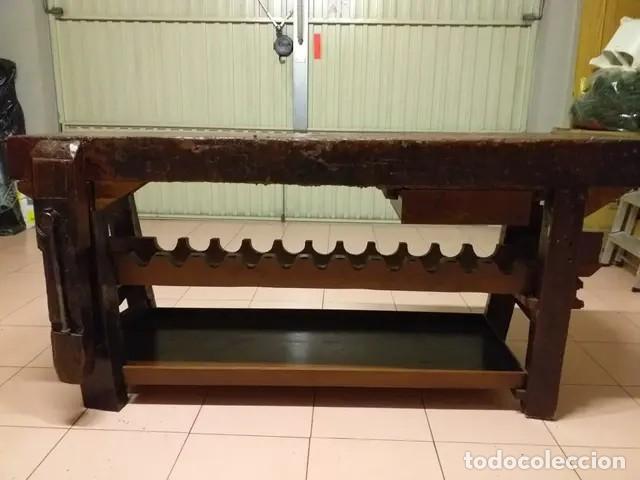 Antig&uuml;edades: MESA ANTIGUA CARPINTERO RESTAURADA - Foto 1