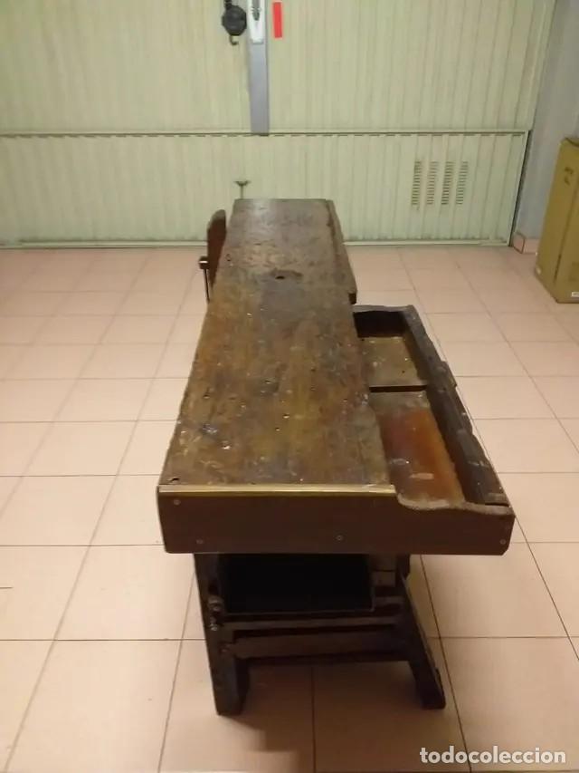 Antig&uuml;edades: MESA ANTIGUA CARPINTERO RESTAURADA - Foto 2