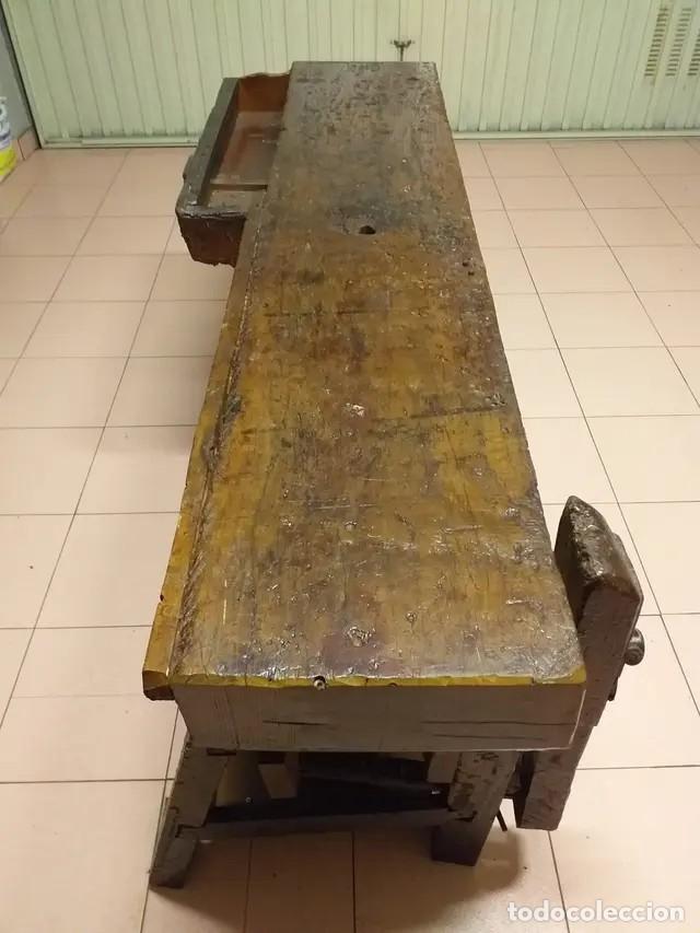Antig&uuml;edades: MESA ANTIGUA CARPINTERO RESTAURADA - Foto 3