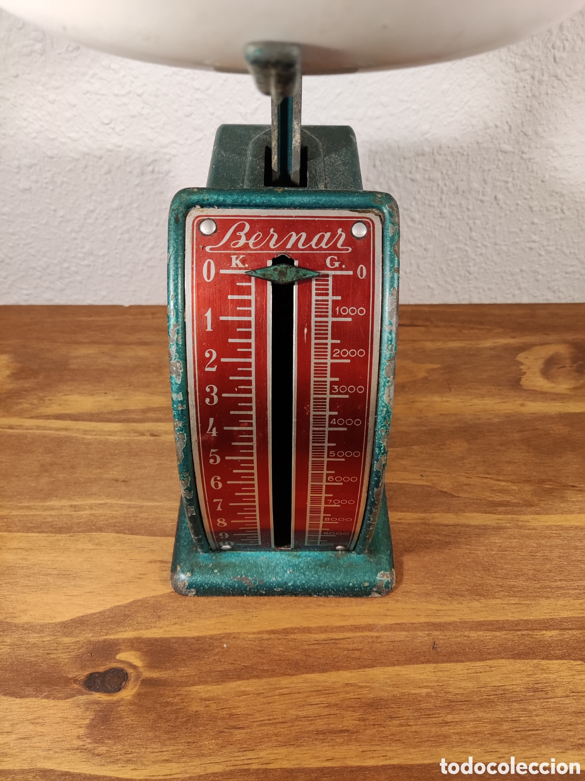 Antig&uuml;edades: B&aacute;scula alimentos Bernar de los a&ntilde;os 70 Funciona - Foto 3