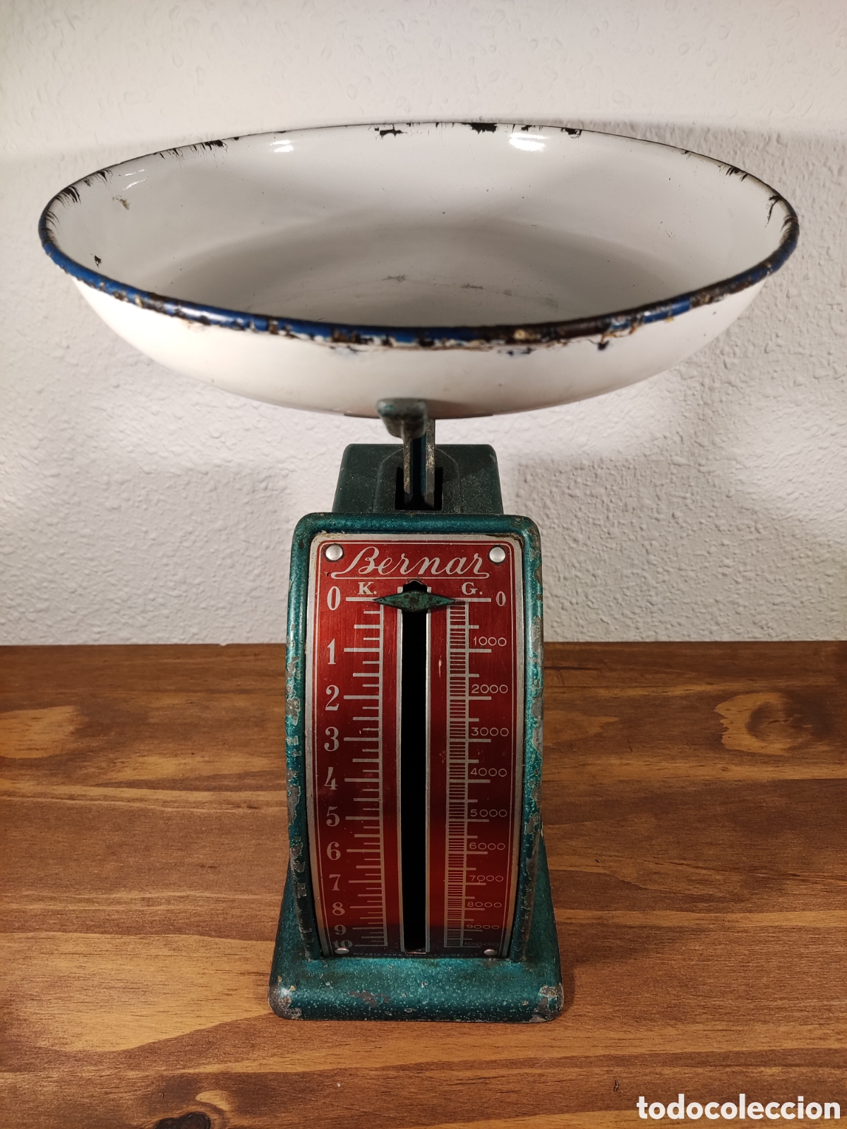 Antig&uuml;edades: B&aacute;scula alimentos Bernar de los a&ntilde;os 70 Funciona - Foto 4