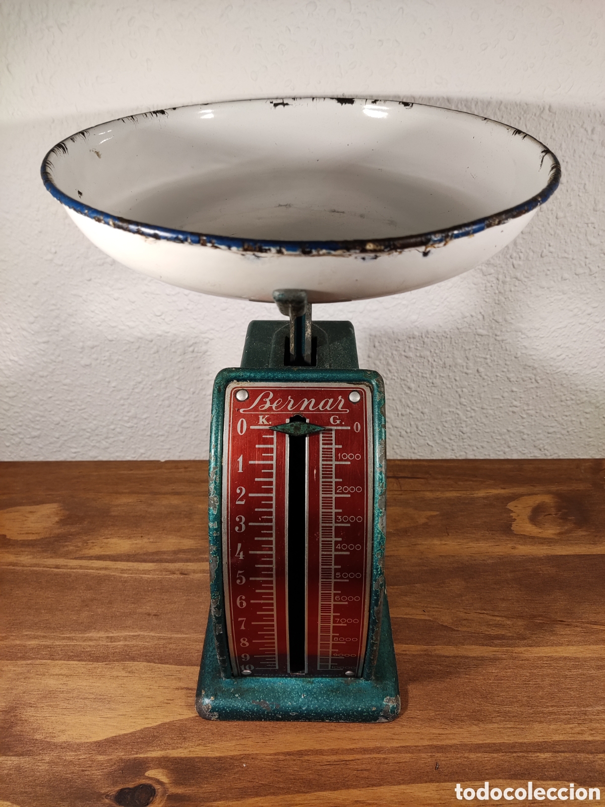 Antig&uuml;edades: B&aacute;scula alimentos Bernar de los a&ntilde;os 70 Funciona - Foto 6