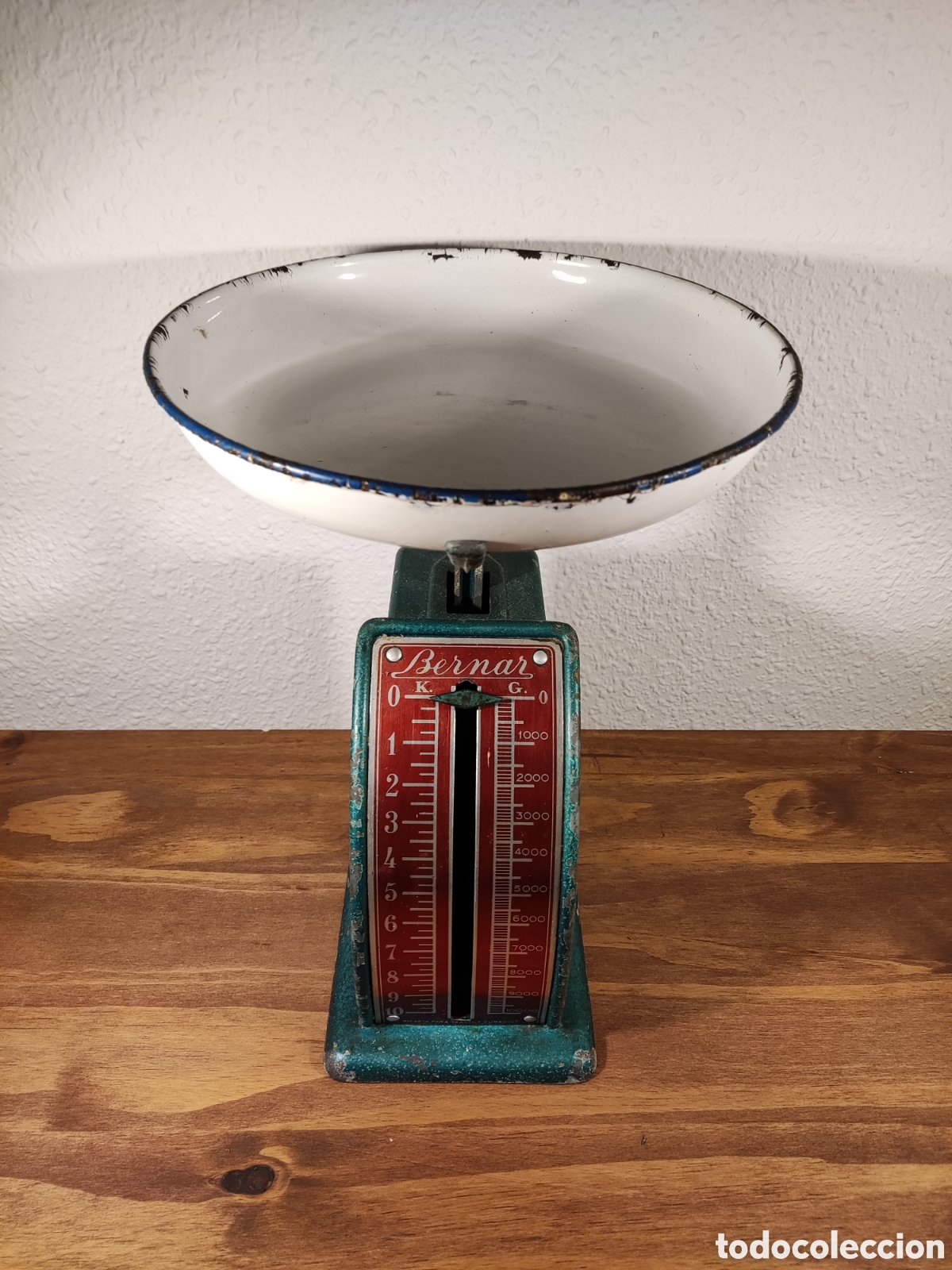 Antig&uuml;edades: B&aacute;scula alimentos Bernar de los a&ntilde;os 70 Funciona - Foto 1