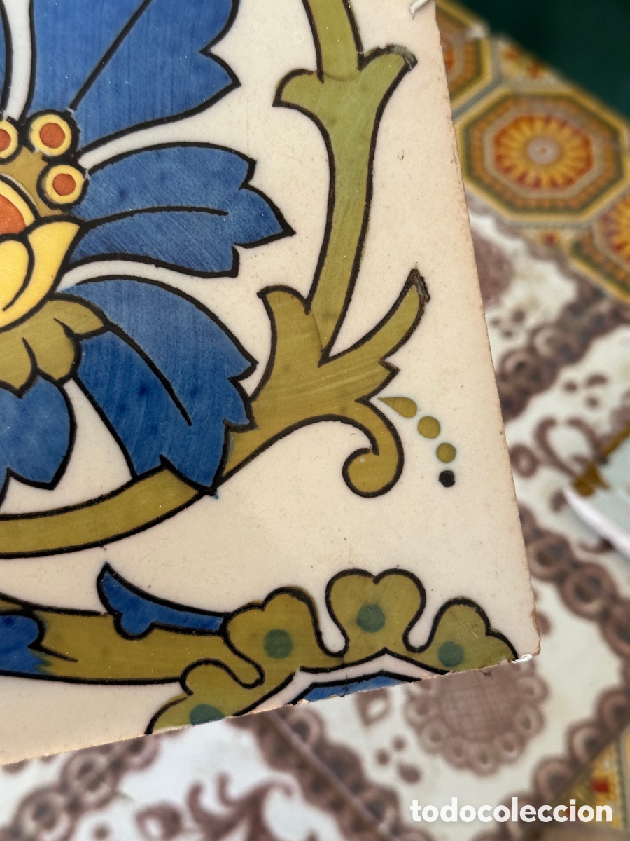 Antig&uuml;edades: Bonito azulejo antiguo - Foto 6