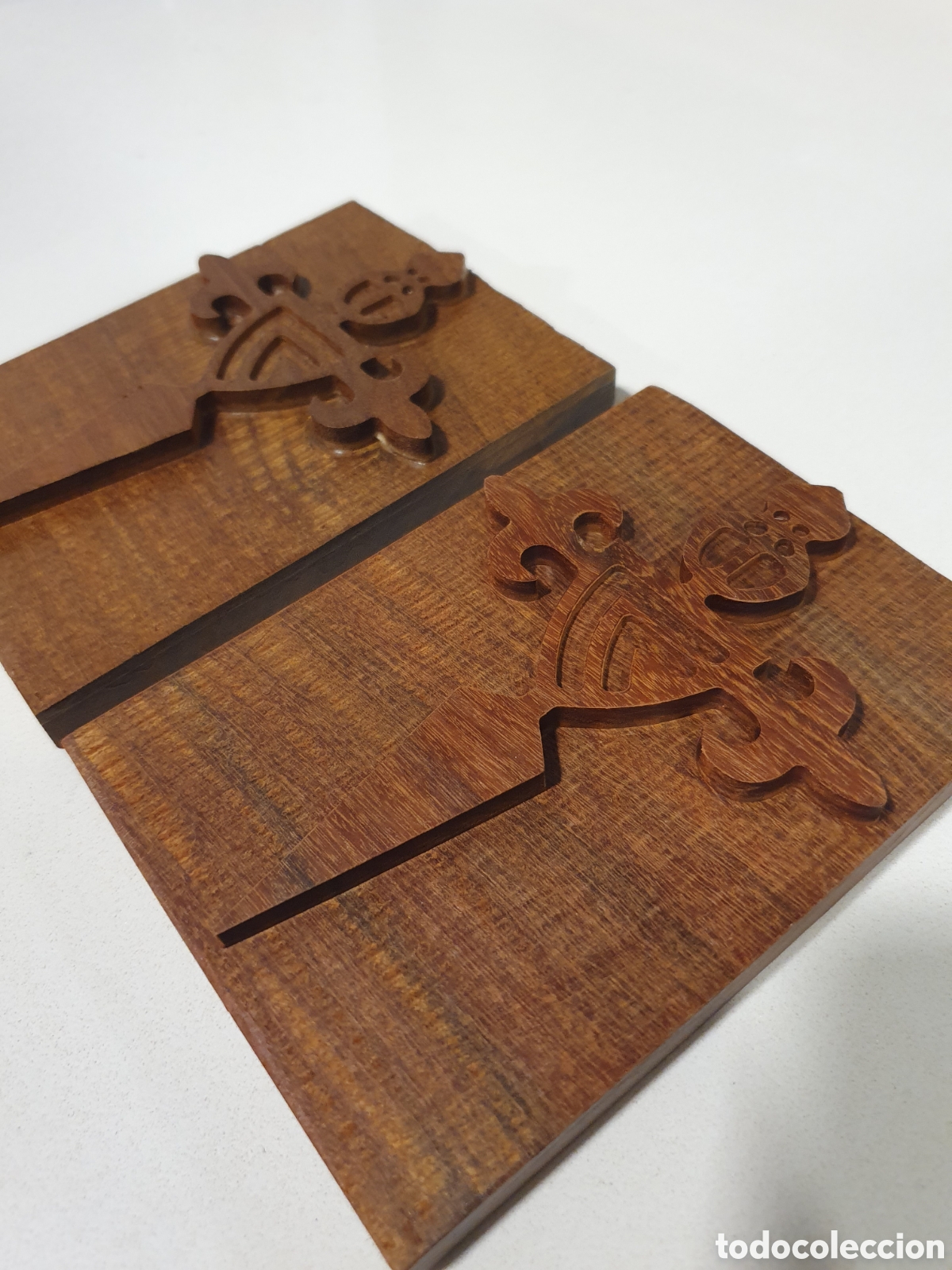 Antig&uuml;edades: Escudo del Celta tallado en madera - Foto 4