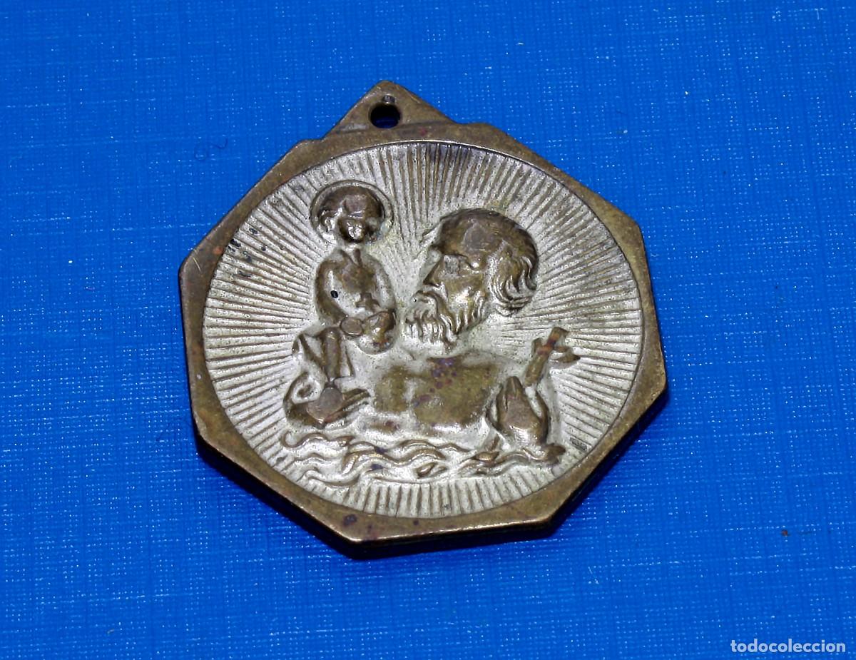Antig&uuml;edades: MEDALLA DE BRONCE P. VALENTINUS SERVUS DEI - Foto 2