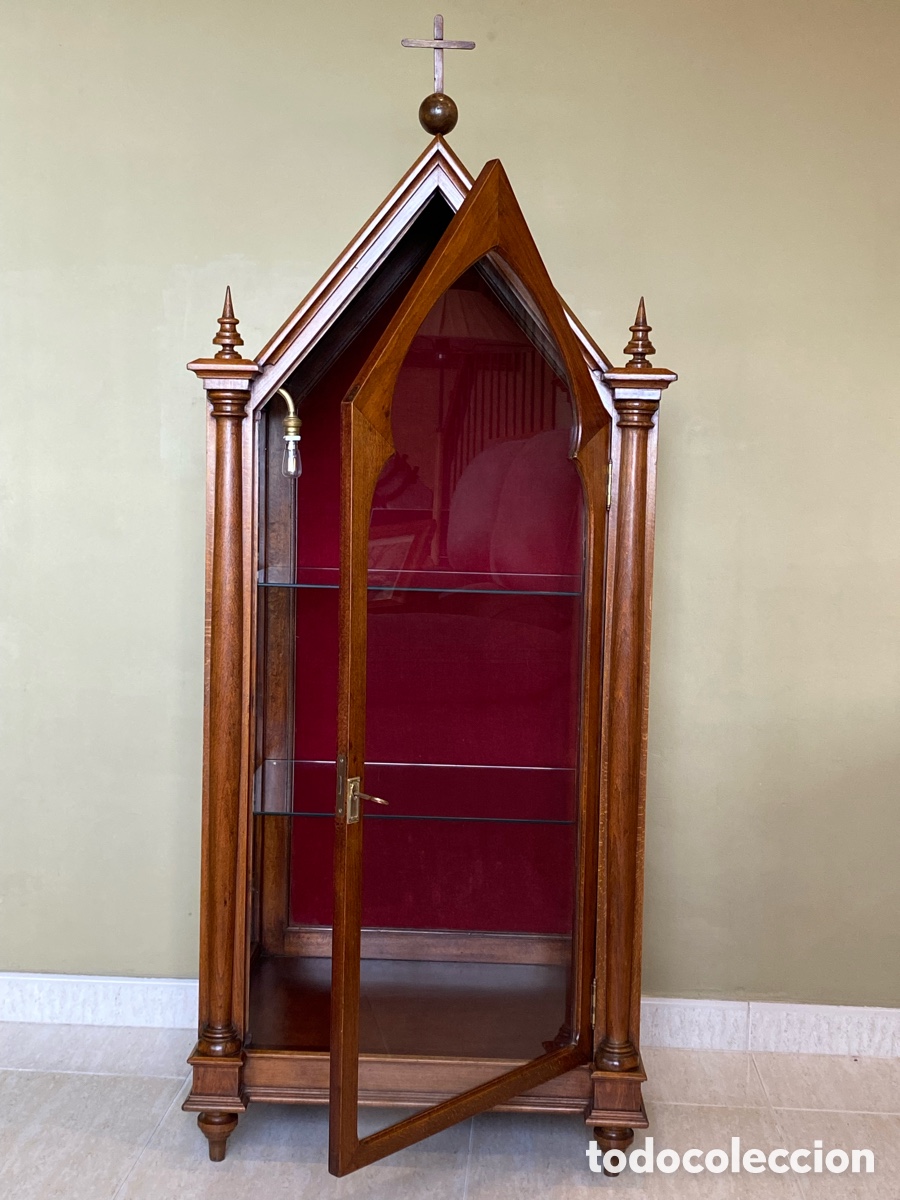 Antig&uuml;edades: Capilla vitrina antigua - Foto 1