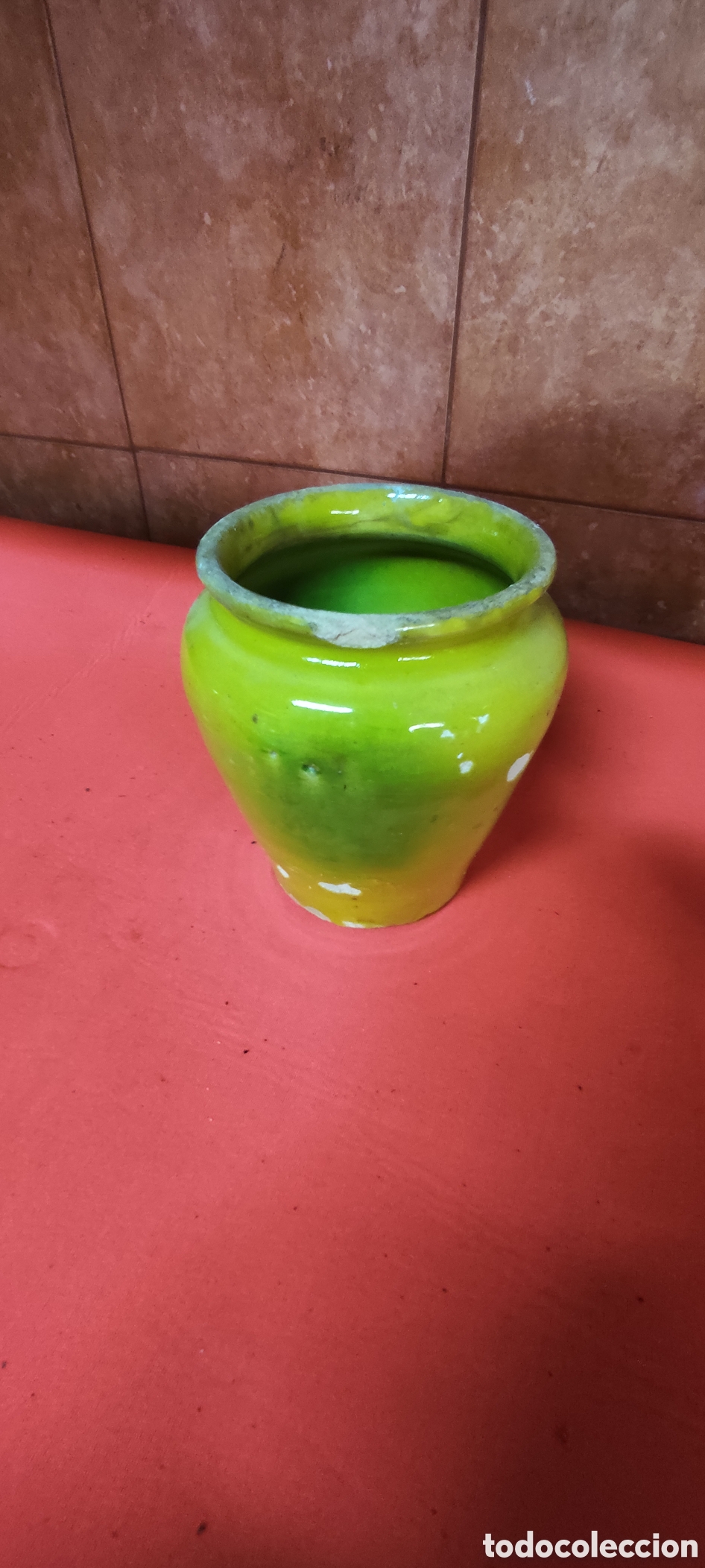 Antig&uuml;edades: Pareja de jarras aceituneras - Foto 3